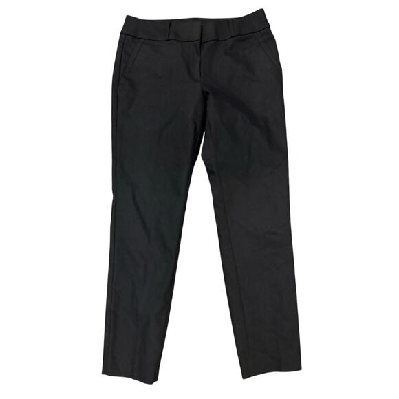 LOFT Julie Skinny Black Pants Size 6 Stretch Dress Work Trousers - Picture 1 of 8